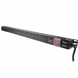 kenable 004387 power distribution unit (PDU) 12 AC outlet(s) 1U Black