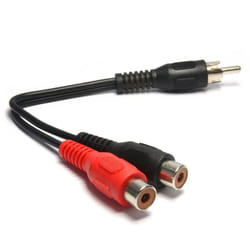 kenable 004420 audio cable 0.15 m 2 x RCA RCA Black