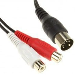 kenable 004442 audio cable 1.2 m XLR 2 x RCA Black, Red, White