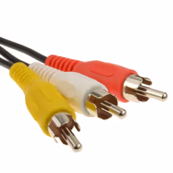 kenable 004461 audio cable 2 m 3 x RCA Black