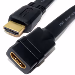 kenable 004526, 0.2 m, HDMI Type A (Standard), HDMI Type A (Standard), Black