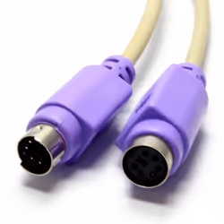 kenable 004623, 3 m, 6-p Mini-DIN, 6-p Mini-DIN, Male, Female, Purple