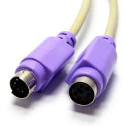 kenable 004623 PS/2 cable 3 m 6-p Mini-DIN Purple