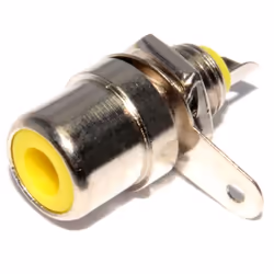 kenable 004738, RCA Phono, RCA Phono, Female, Female, Metallic, Yellow, 40 g
