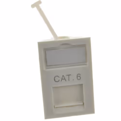 kenable 004799, Flat, RJ-45, Female, Cat6, 25 mm, 38 mm