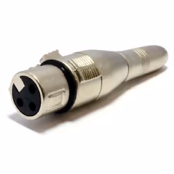 kenable 004817, 6.35mm, XLR, Male, Female, Metallic, 60 g