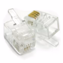 kenable 004890, RJ10, Transparent, Male, Straight, RoHS, 10 g