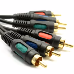 kenable 004933 composite video cable 0.15 m 3 x RCA Black