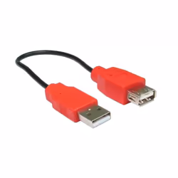 kenable 004939, 0.2 m, USB A, USB A, USB 2.0, Black