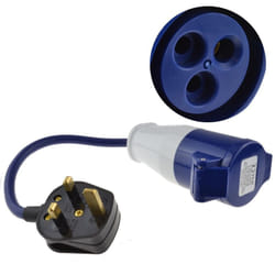 kenable 004947 power cable Blue 0.8 m Power plug type G