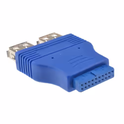 kenable 004980, 20 pin Motherboard Header, 2x USB 3.0, Blue