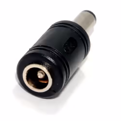 kenable DC Jack Plug Converter 5.5 X 2.5mm DC In Line Socket to 5.5mm x 2.1mm