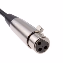 kenable 005299 audio cable 1 m XLR (3-pin) 6.35mm Black