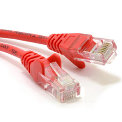 kenable Red Network Ethernet RJ45 Cat5E CCA UTP PATCH 26AWG Cable Lead  3m
