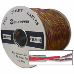 kenable High Performance Extra Flexible OFC 189 Strand Speaker Cable Reel 100m