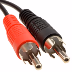 kenable 005371 audio cable 3 m 2 x RCA Black