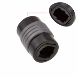 kenable 005405 cable gender changer TOSLink Black, Silver