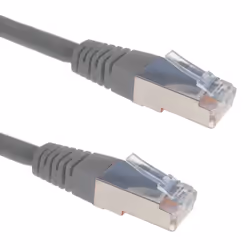 kenable Cat6A SSTP LSZH RJ45 Network Ethernet Patch 10GIG Cable 1m Grey