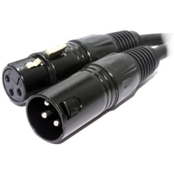 kenable 005588 audio cable 1 m XLR (3-pin) Black