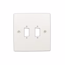 kenable Pre Drilled Mounting Wall Faceplate for TWIN SVGA Panel Mount Stubs