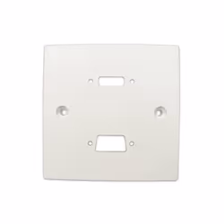 kenable Pre Drilled Mounting Wall Faceplate for HDMI & VGA Panel Stubs White