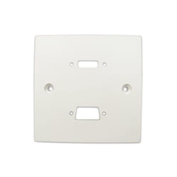 kenable Pre Drilled Mounting Wall Faceplate for HDMI & VGA Panel Stubs White