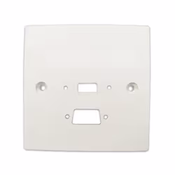 kenable Pre Drilled Mounting Wall Faceplate for USB & SVGA Panel Stub White