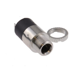 kenable 005674 socket-outlet 3.5 mm Black, Silver