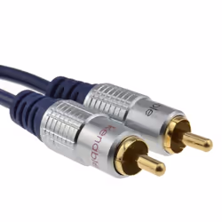 kenable 005689 audio cable 20 m 3.5mm 2 x RCA Blue