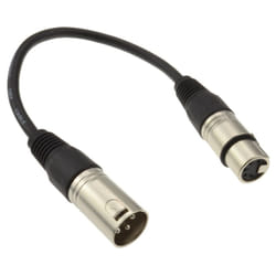 kenable 005882 audio cable 0.2 m XLR (3-pin) XLR (5-pin) Black