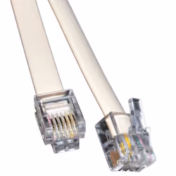 kenable 005889, 10 m, RJ12, RJ12, White, Male, Male