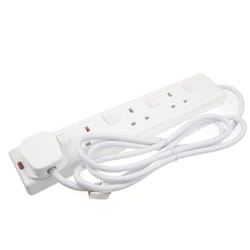 kenable 005938 surge protector White 4 AC outlet(s) 220 - 240 V 2 m