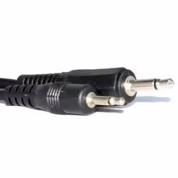 kenable 005979, 2.5mm, Male, 3.5mm, Male, 1.5 m, Black