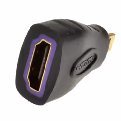 kenable 005998 cable gender changer HDMI Micro D HDMI A Black
