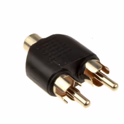 kenable 006002, 2x RCA, RCA, Black