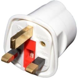 kenable 006017 power plug adapter Type G (UK) Type C (Europlug) White