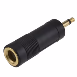 kenable 006028, 3.5mm, 6.35mm, Black