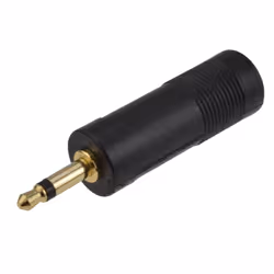 kenable 006028 cable gender changer 3.5mm 6.35mm Black