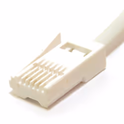 kenable 006040 telephone cable 1 m White