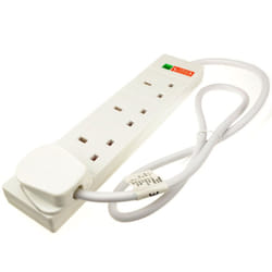 kenable 006042 surge protector White 4 AC outlet(s) 1 m