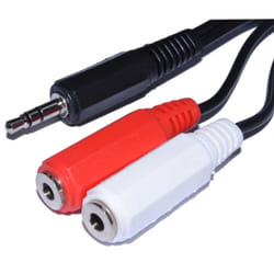kenable 006059 audio splitter Black
