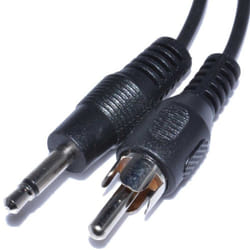 kenable 006077 audio cable 1.2 m 3.5mm RCA Black