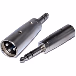 kenable 006096, XLR, 6.35mm, Metallic
