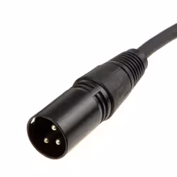 kenable Balanced XLR Microphone Lead Male to Female Audio Cable BLACK 1.5m