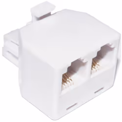 kenable 006153, RJ11, 2x RJ11, White