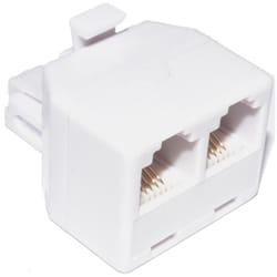 kenable 006153 cable gender changer RJ11 2x RJ11 White