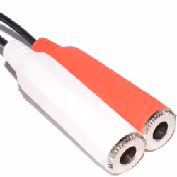 kenable 006198 audio cable 2 m 6.35mm 2 x 6.35mm Black, Red, White