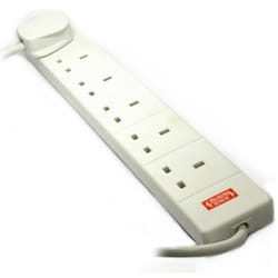 kenable 006201 surge protector White 6 AC outlet(s) 5 m