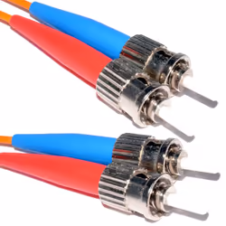 kenable OM1 Orange Fibre Optic ST ST Duplex MM 62.5 125 Patch LSZH Cable 4m