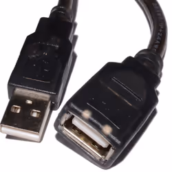 kenable 006275, 20 m, USB A, USB A, USB 2.0, 0.48 Gbit/s, Black